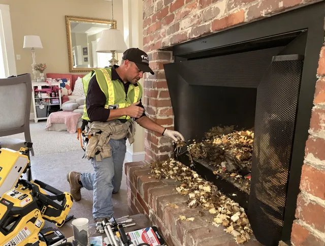 Safe screening installation by Avon Chimney Sweep in Avon, CT