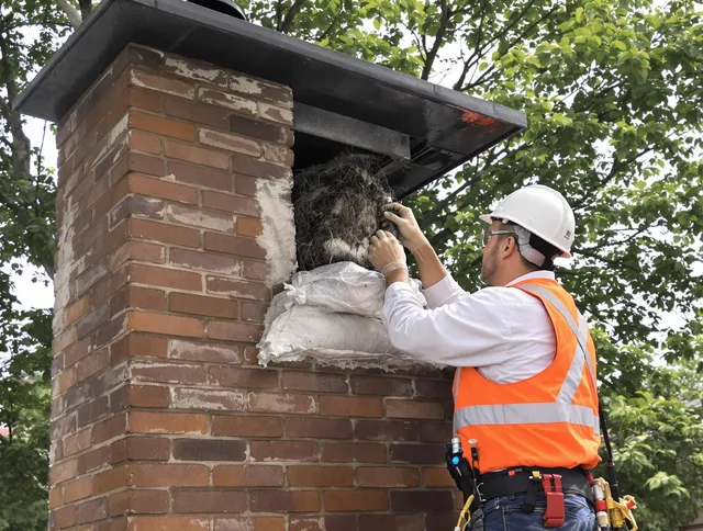 Humane removal of debris and animals by Avon Chimney Sweep in Avon, CT