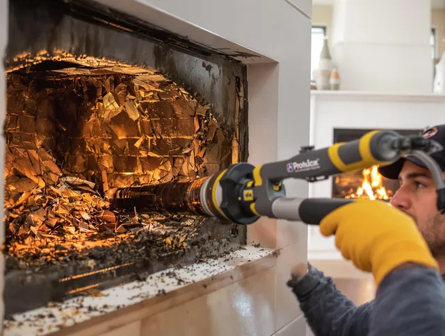 Professional chimney cleaning by Avon Chimney Sweep in Avon, CT