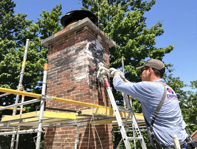 Structural chimney repair by Avon Chimney Sweep in Avon, CT