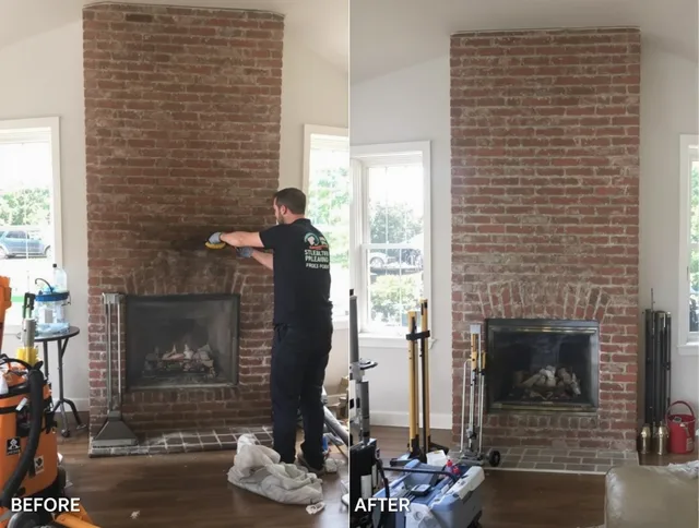 Finished chimney sweeping service by Avon Chimney Sweep in Avon, CT