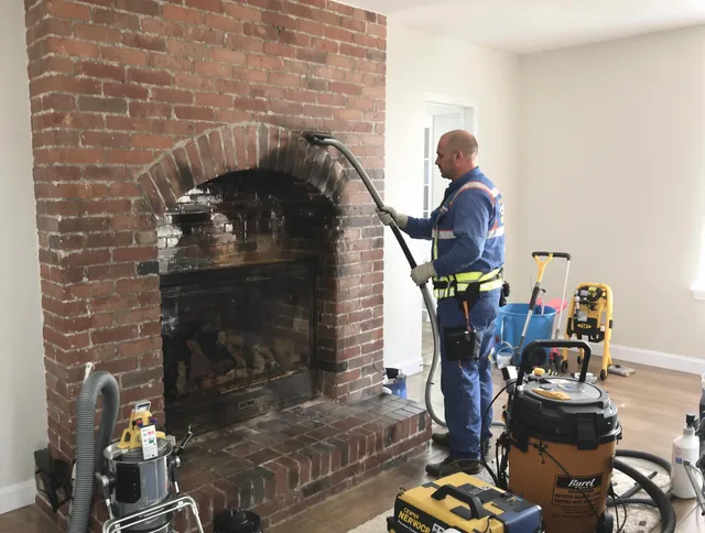 Avon Chimney Sweep expert performing detailed chimney sweep in Avon, CT